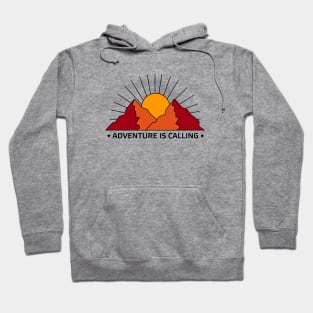 Mountains and retro style Hoodie